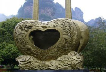 園林連心鎖雕塑承接，景區(qū)雕塑，連心鎖雕塑定制