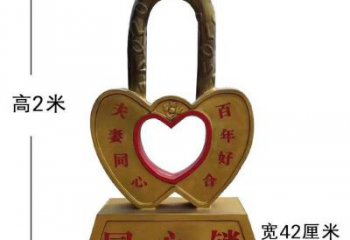 鎖子雕塑展品，彩鋼制作，酒店鎖子雕塑精品