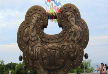 銅鎖子雕塑服務(wù)商，美陳雕塑，銅鎖子雕塑精選