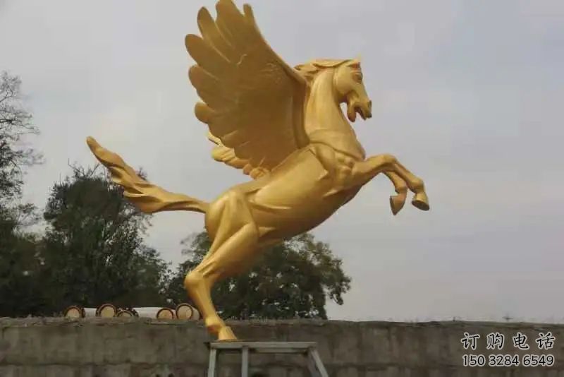 潮州園林金馬雕塑