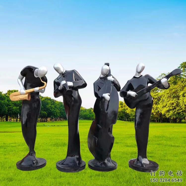 來賓住宅小區吹拉彈唱雕塑