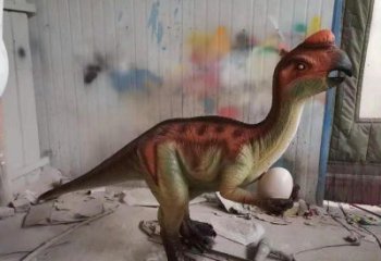莆田抽象恐龍雕塑制造，動物雕塑，玻璃鋼恐龍雕塑展品