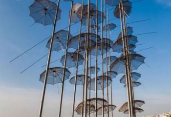 濮陽(yáng)步行街雨傘雕塑