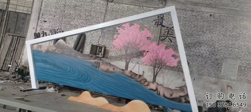 新鄉(xiāng)景墻雕塑制造商