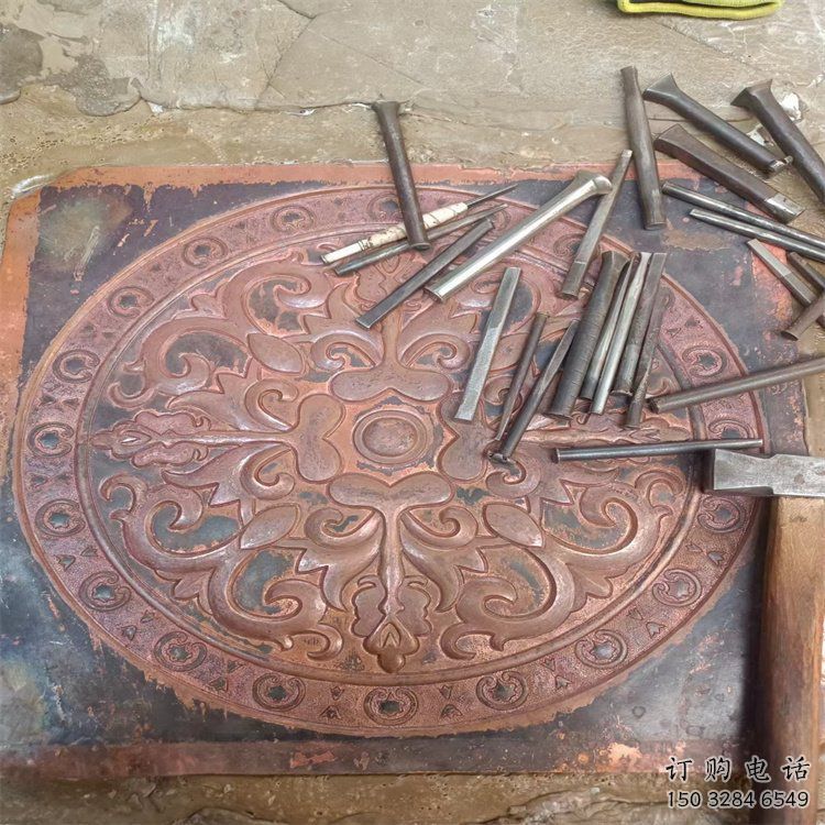 恩施花卉浮雕精品，鍛銅構(gòu)件，別墅花卉浮雕廠(chǎng)家