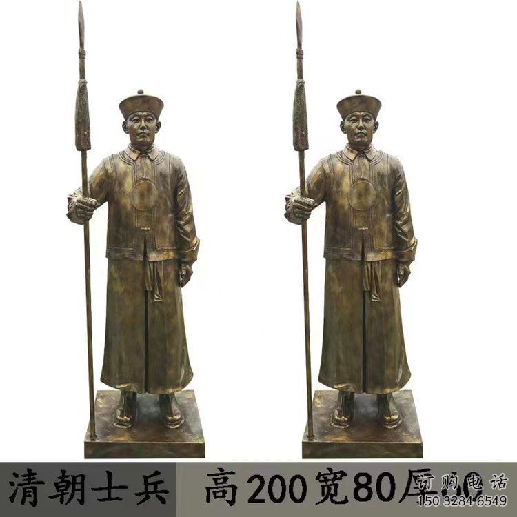 荊門庭院武士雕塑