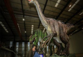 雞西戶外恐龍雕塑通用，多彩藝術，景觀玻璃鋼恐龍雕塑供應