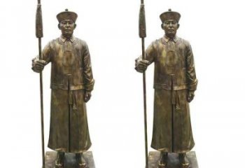 大興安嶺庭院武士雕塑