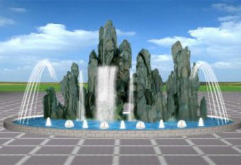 綏化電影變頻噴泉雕塑，水景噴泉雕塑承接