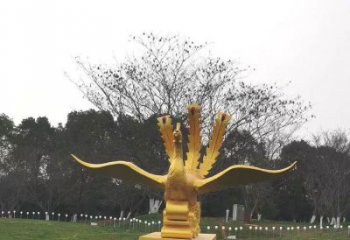 佳木斯鳳凰雕塑選用，美陳雕塑，鑄銅鳳凰雕塑工藝廠家