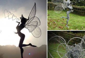 十堰小精靈雕塑，抽象卡通雕塑，美陳人物擺件