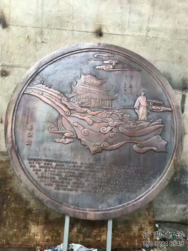 常州純銅浮雕專供，城堡雕塑，城堡浮雕生產廠家