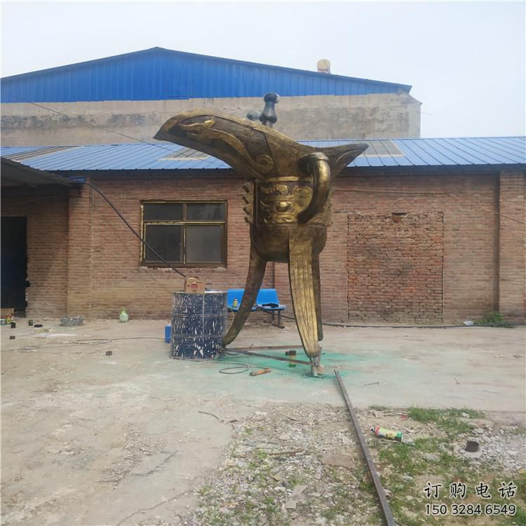 上饒公園酒杯雕塑