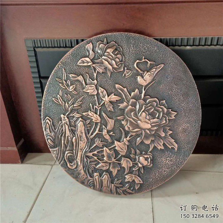 葫蘆島鍛銅浮雕廠家，露天雕塑，鑄銅福字浮雕訂做