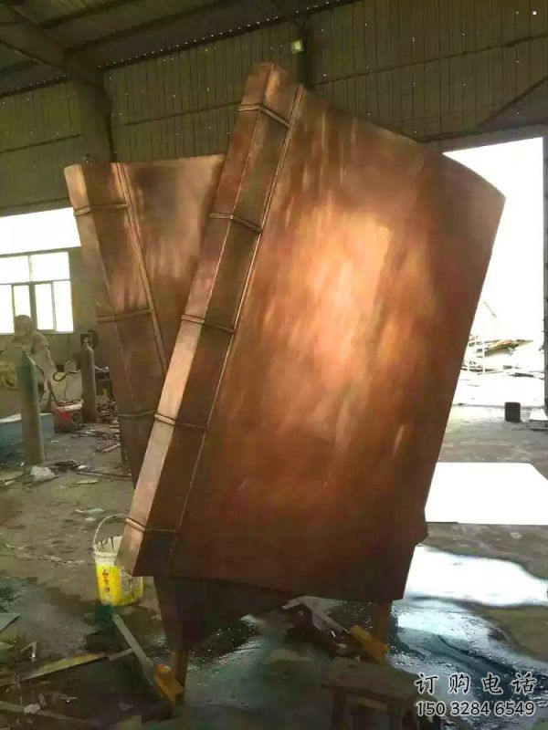 沈陽鑄銅書籍供應，街景小品，銅書籍雕塑廠家優價