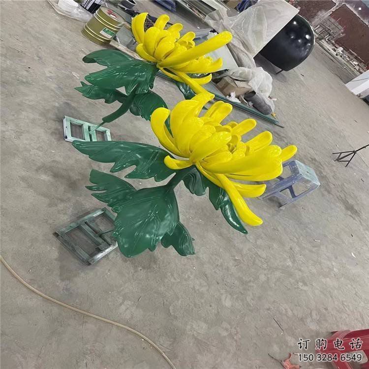 呼倫貝爾景區菊花雕塑優選，圓雕體系，城市菊花雕塑選定