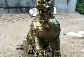 贛州校園麒麟雕塑，拉絲海洋雕塑，卡通主題