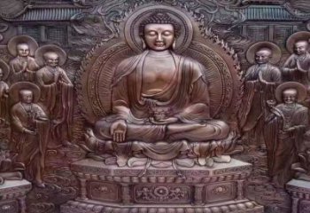 回民鍛銅浮雕常用，寺廟景觀，黃銅佛像浮雕生產商
