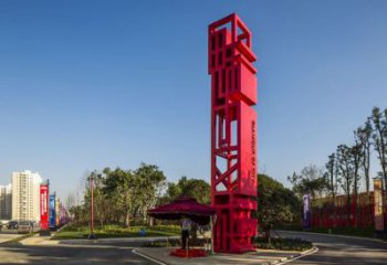 靈武住宅小區精神堡壘雕塑