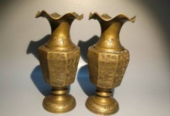 平羅花瓶雕塑定價，鑄銅工藝，銅花瓶雕塑制作廠家