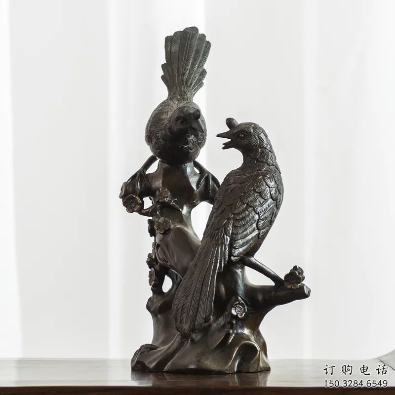 濟南園林喜鵲雕塑