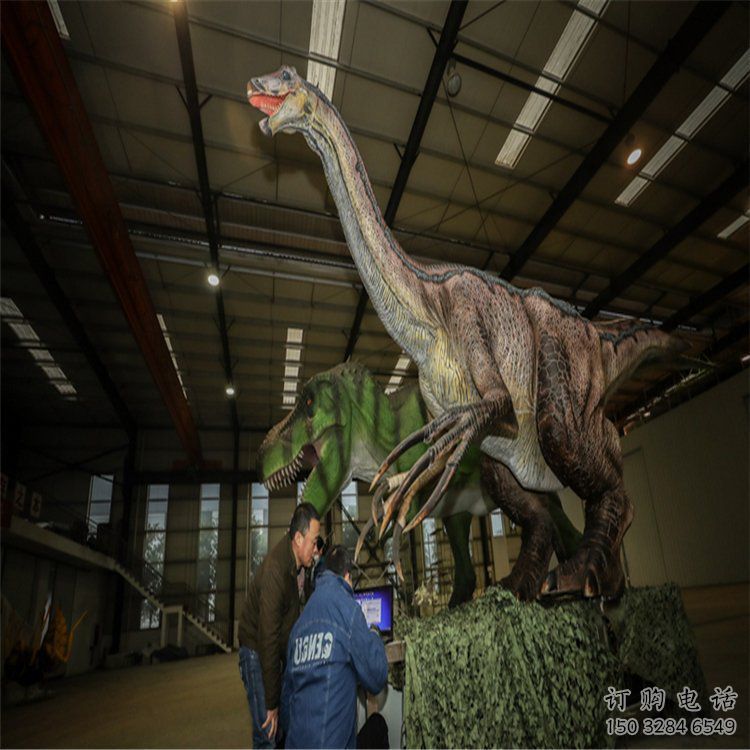 大同戶外恐龍雕塑通用，多彩藝術，景觀玻璃鋼恐龍雕塑供應