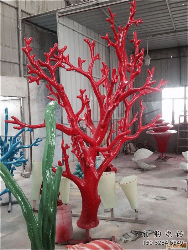 晉城仿真樹雕塑廠家，景區雕塑，玻璃鋼仿真樹雕塑選定
