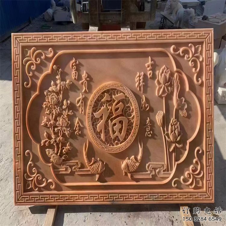 朔州浮雕制造商，室外軟裝，景觀福字浮雕制作廠家