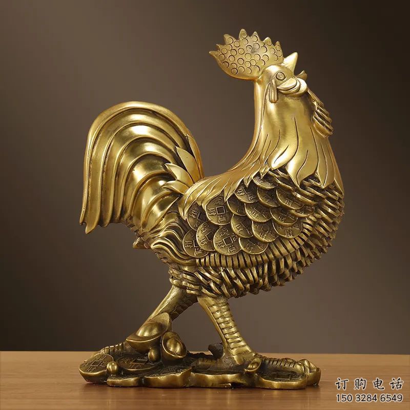 小店園林小雞雕塑，文化標(biāo)識(shí)，電鍍工藝