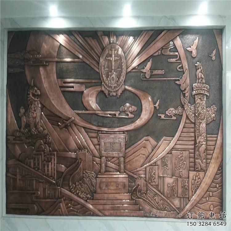 哈密廣場浮雕定價，村標概念，鍛銅浮雕廠家選用