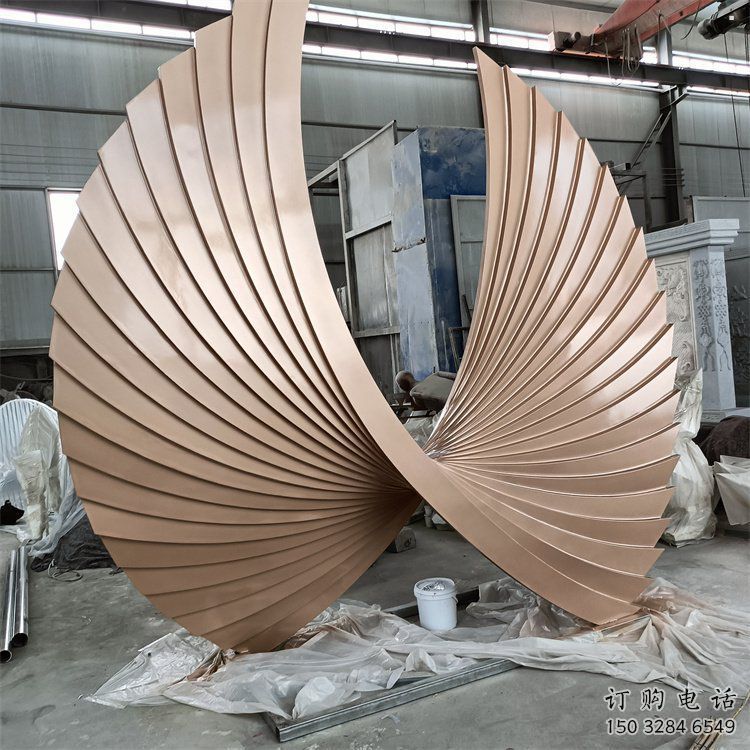 伊犁羽翼雕塑常用，景觀概念，不銹鋼羽翼雕塑展品