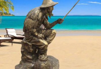 安康抽象姜太公雕塑