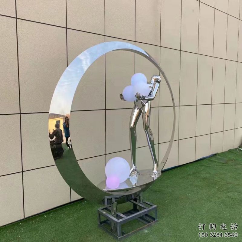 上城仙子雕塑展品，公園小品，景觀圓環仙子雕塑生產商