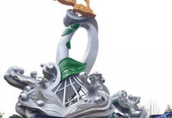 拱墅蘭花雕塑承接，城市裝飾，大型蘭花花朵雕塑公司