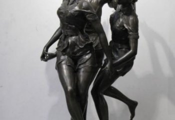 涪陵住宅小區跳舞雕塑